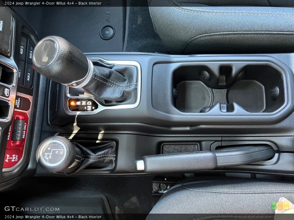 Black Interior Transmission for the 2024 Jeep Wrangler 4-Door Willys 4x4 #146393750