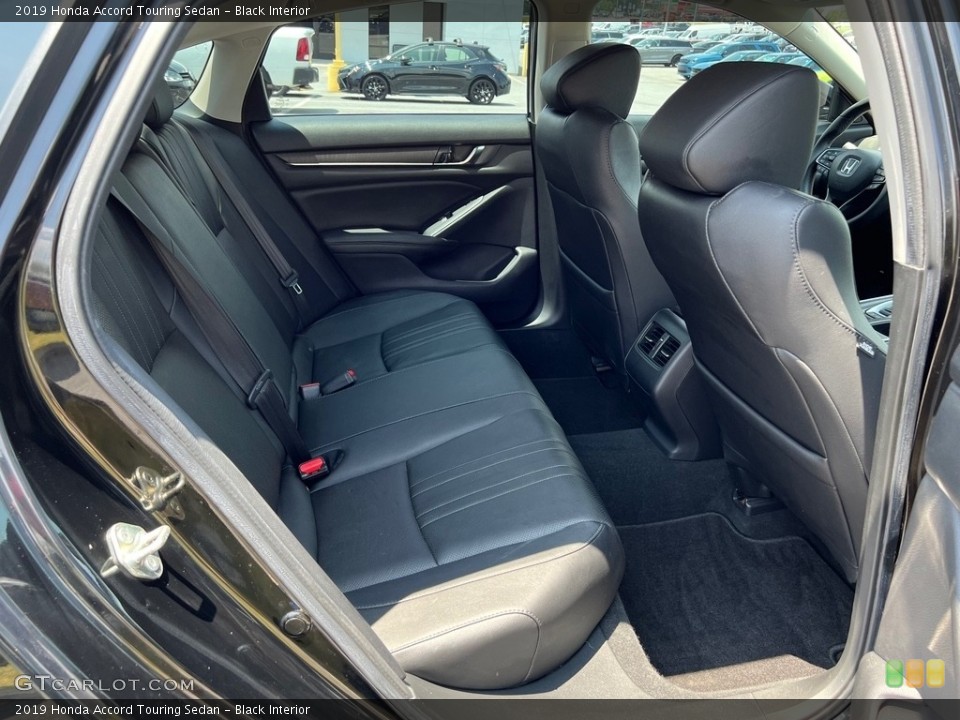 Black Interior Rear Seat for the 2019 Honda Accord Touring Sedan #146394065