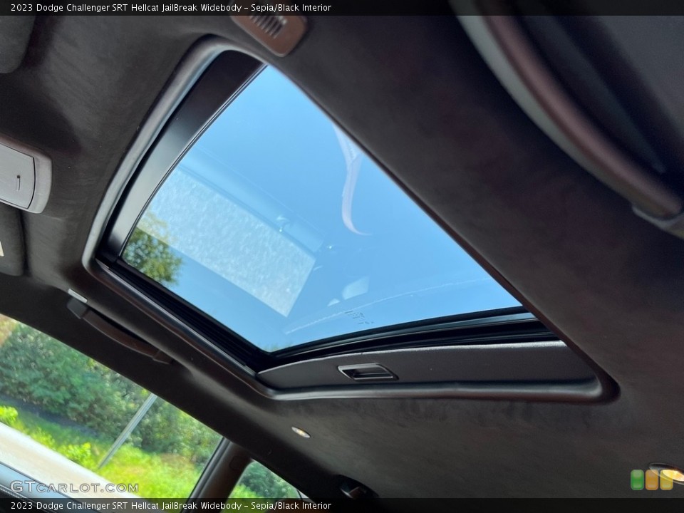 Sepia/Black Interior Sunroof for the 2023 Dodge Challenger SRT Hellcat JailBreak Widebody #146394119