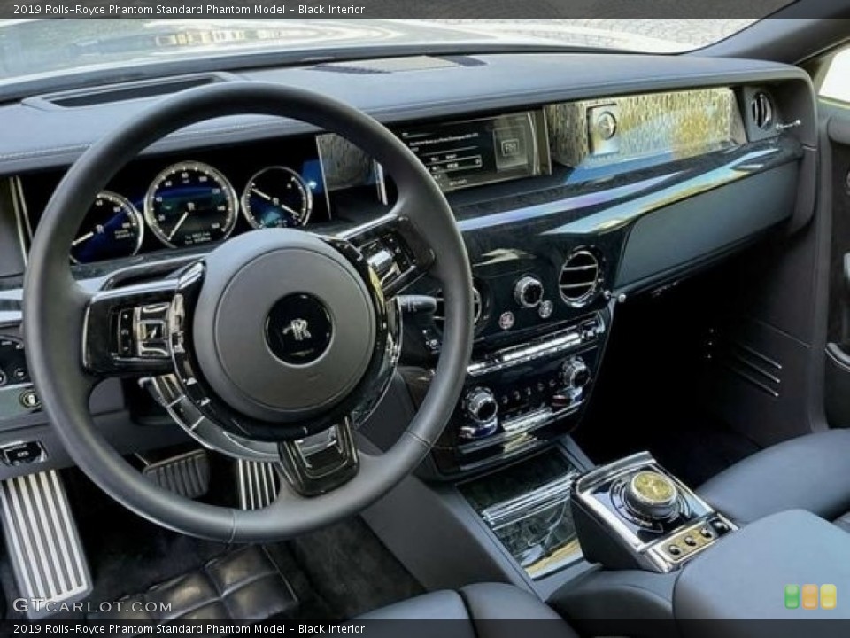 Black Interior Dashboard for the 2019 Rolls-Royce Phantom  #146394164