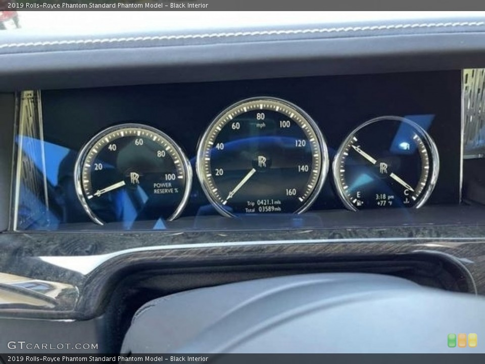 Black Interior Gauges for the 2019 Rolls-Royce Phantom  #146394173