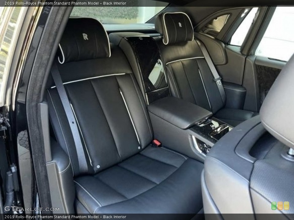 Black Interior Rear Seat for the 2019 Rolls-Royce Phantom  #146394221