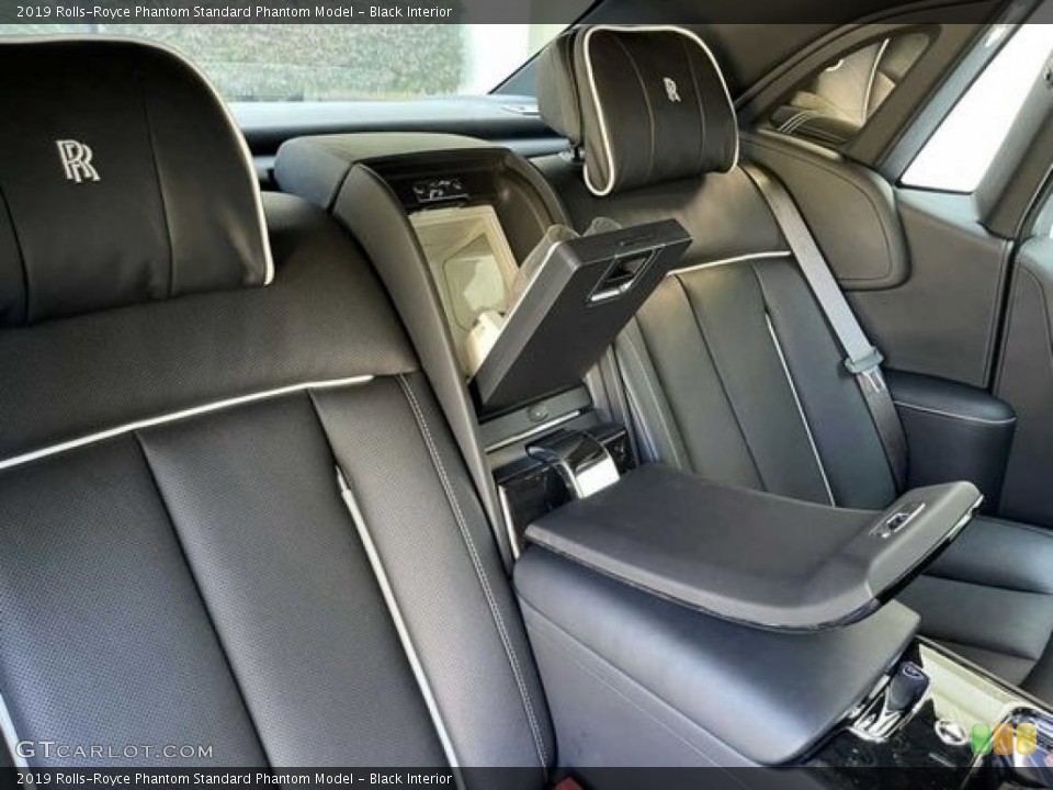 Black Interior Rear Seat for the 2019 Rolls-Royce Phantom  #146394227