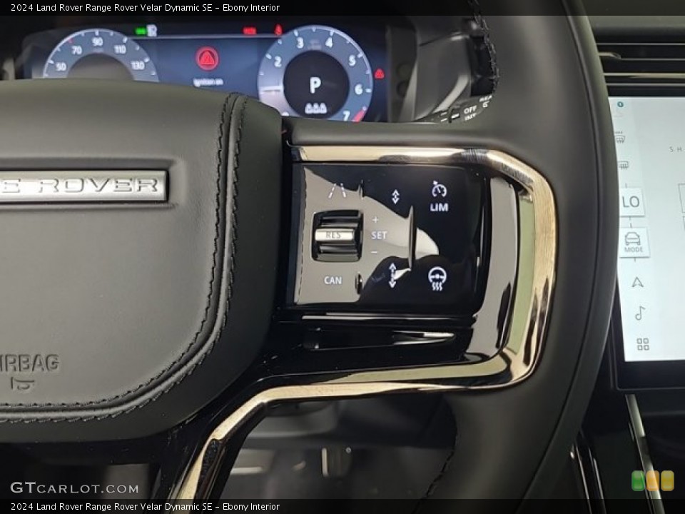 Ebony Interior Steering Wheel for the 2024 Land Rover Range Rover Velar Dynamic SE #146395026