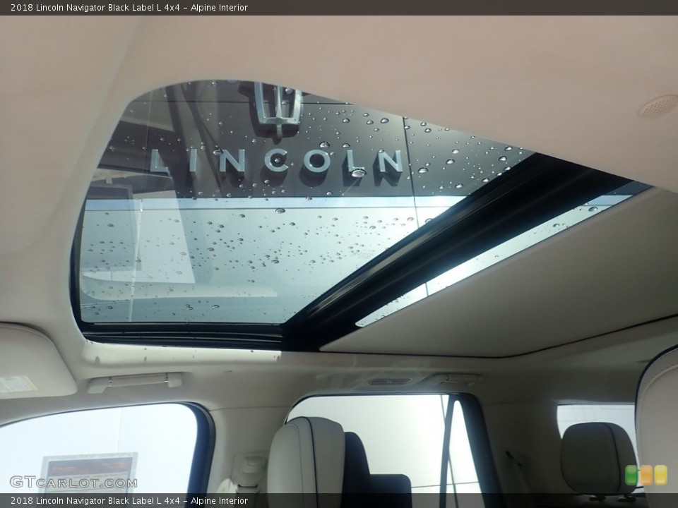 Alpine Interior Sunroof for the 2018 Lincoln Navigator Black Label L 4x4 #146395108