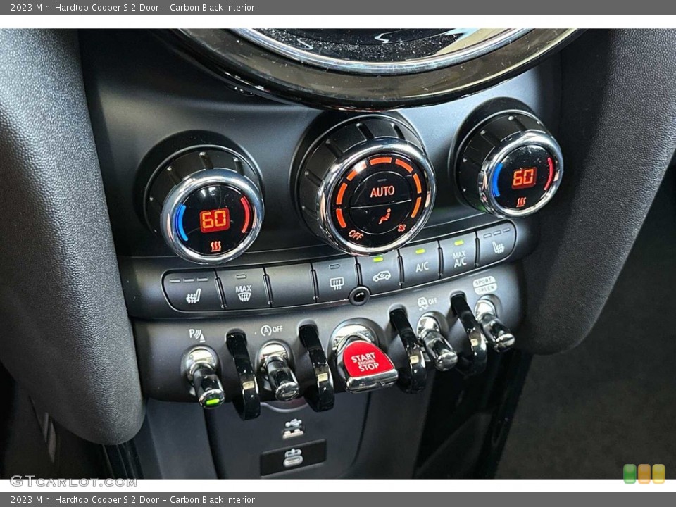 Carbon Black Interior Controls for the 2023 Mini Hardtop Cooper S 2 Door #146395110