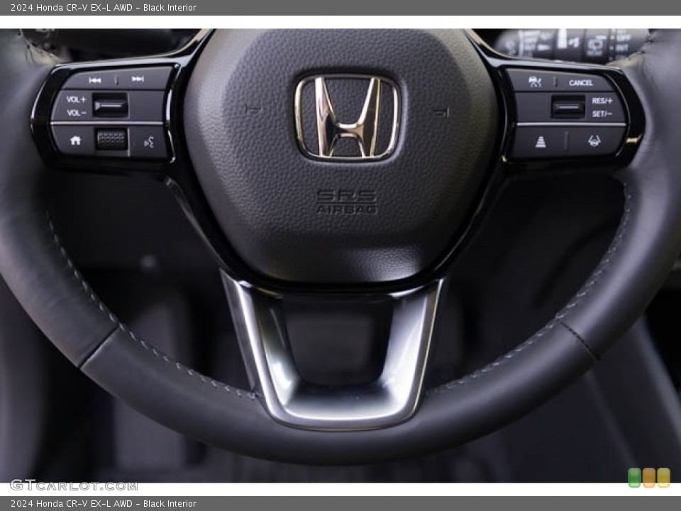 Black Interior Steering Wheel for the 2024 Honda CR-V EX-L AWD #146395706