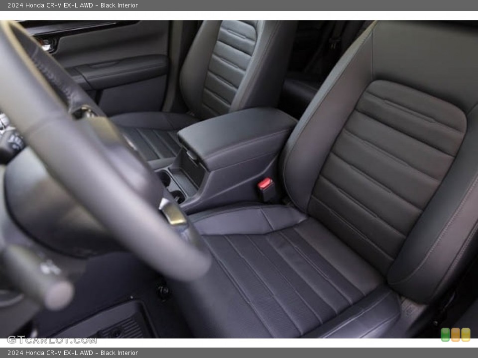 Black Interior Front Seat for the 2024 Honda CR-V EX-L AWD #146395795