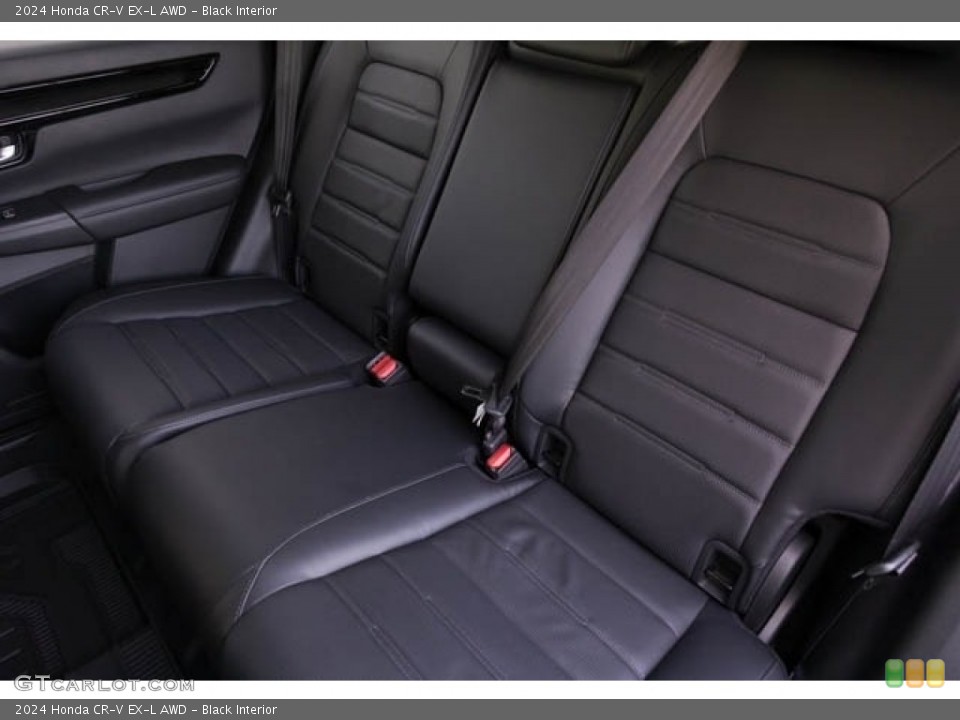 Black Interior Rear Seat for the 2024 Honda CR-V EX-L AWD #146395827