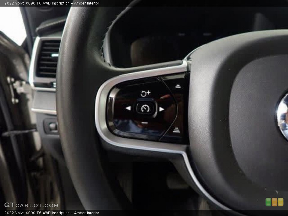Amber Interior Controls for the 2022 Volvo XC90 T6 AWD Inscription #146396035