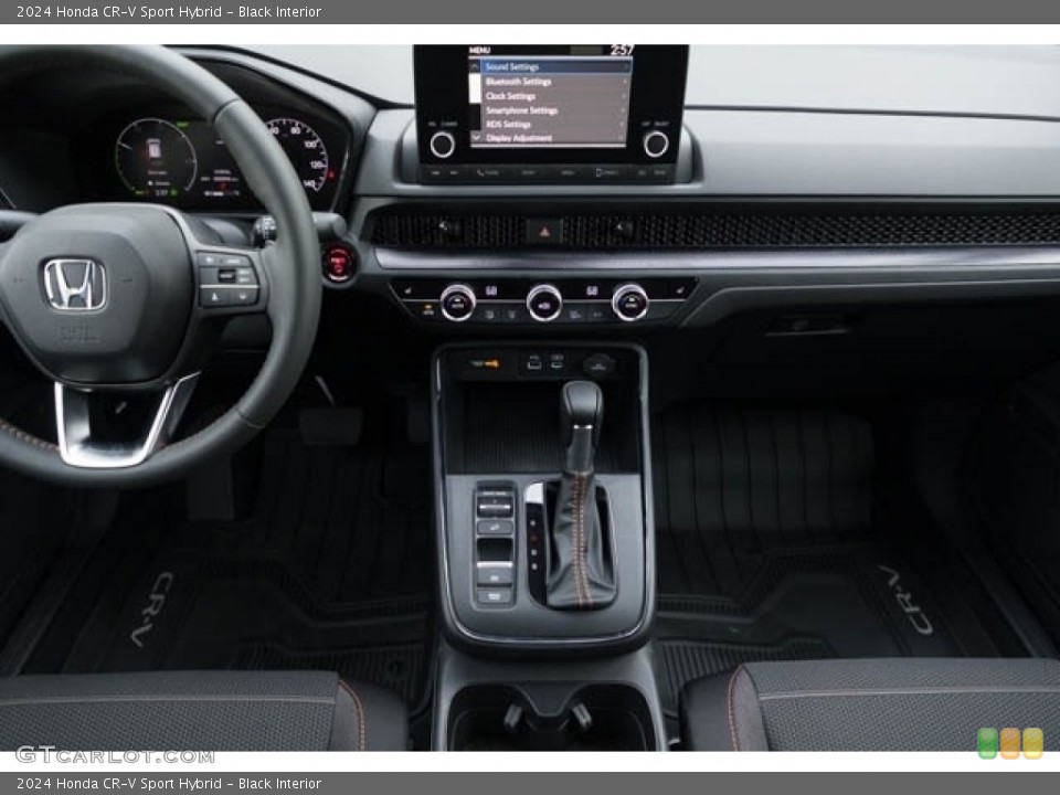 Black Interior Dashboard for the 2024 Honda CR-V Sport Hybrid #146397629
