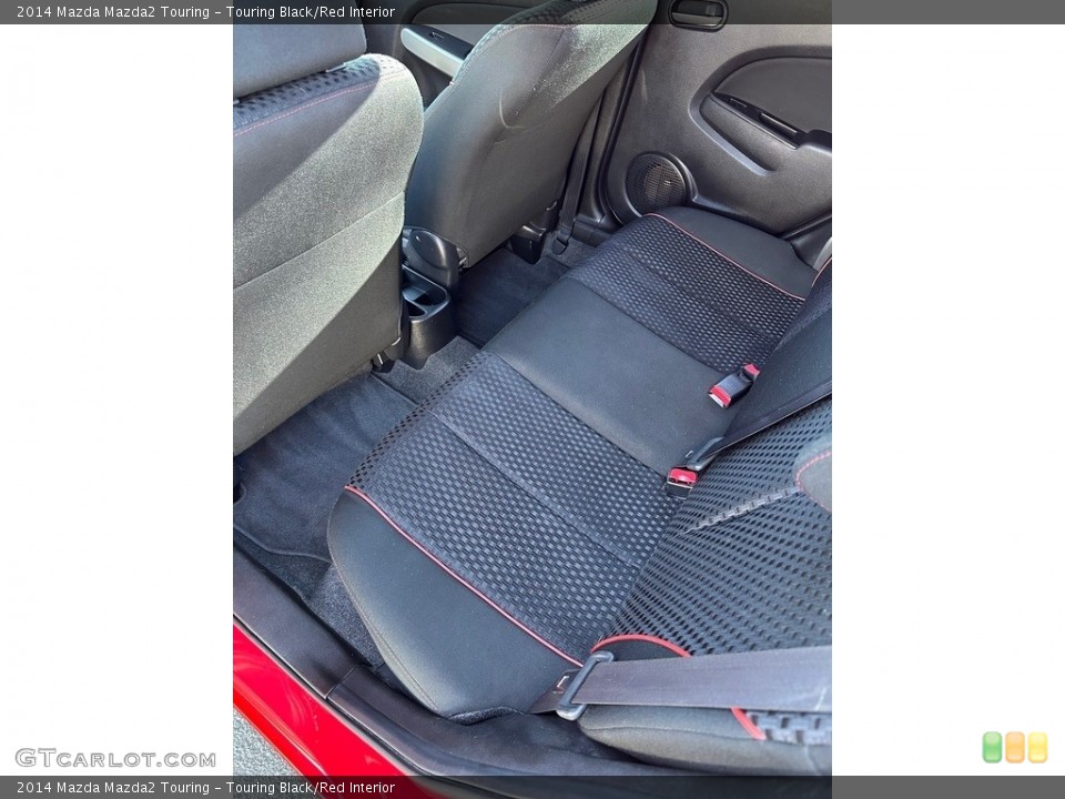 Touring Black/Red Interior Rear Seat for the 2014 Mazda Mazda2 Touring #146399627