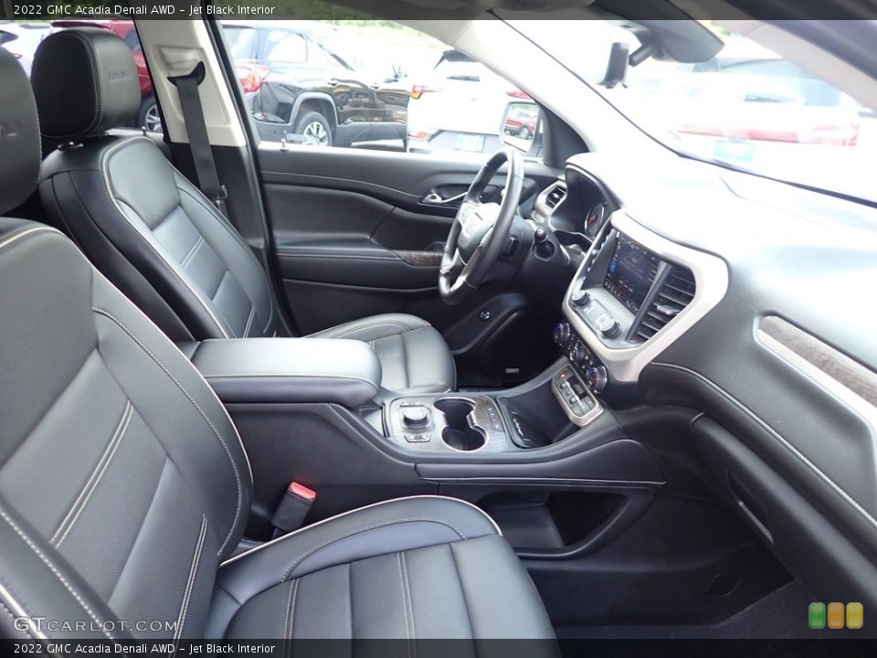 Jet Black Interior Front Seat for the 2022 GMC Acadia Denali AWD #146399951