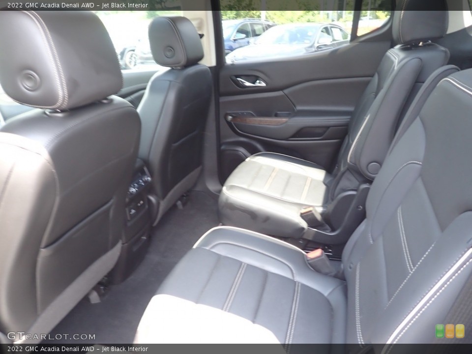 Jet Black Interior Rear Seat for the 2022 GMC Acadia Denali AWD #146400053