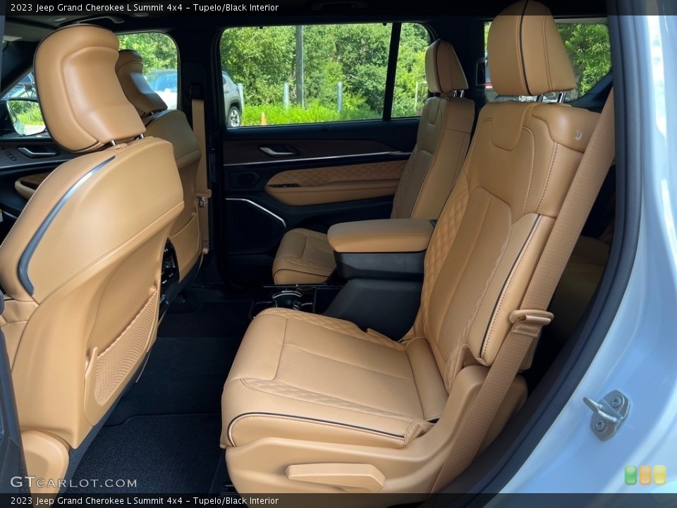 Tupelo/Black Interior Rear Seat for the 2023 Jeep Grand Cherokee L Summit 4x4 #146400167