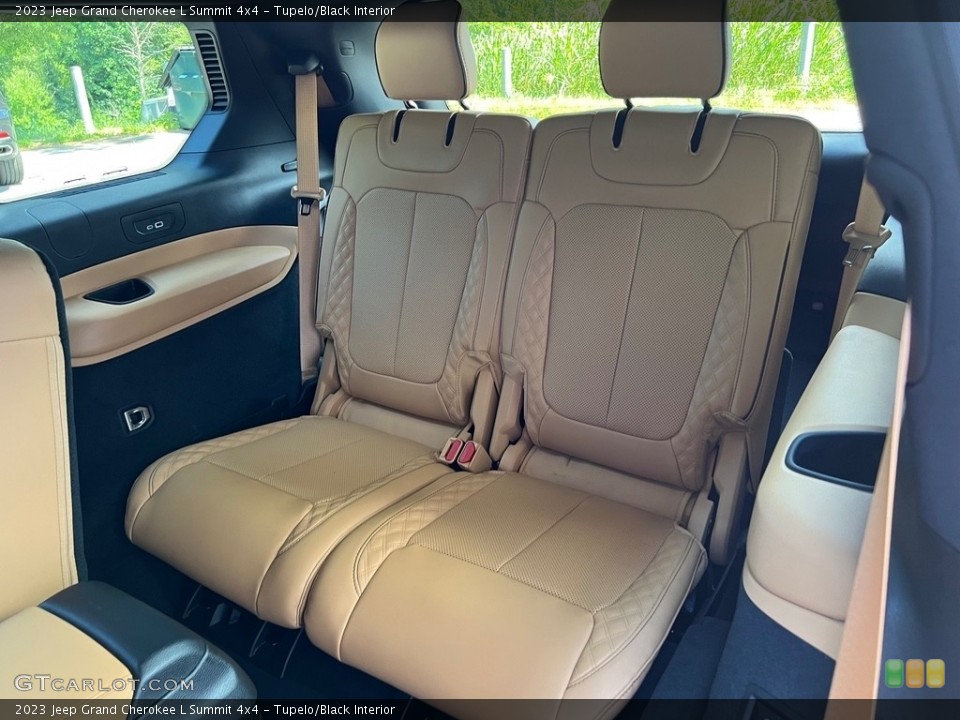 Tupelo/Black Interior Rear Seat for the 2023 Jeep Grand Cherokee L Summit 4x4 #146400191