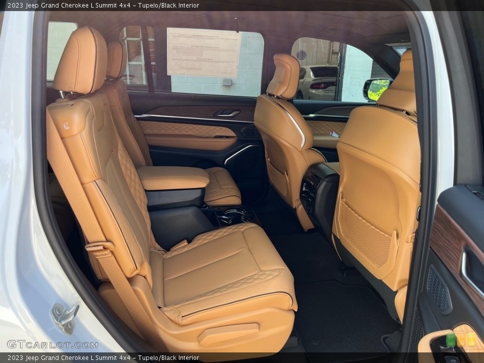 Tupelo/Black Interior Rear Seat for the 2023 Jeep Grand Cherokee L Summit 4x4 #146400329