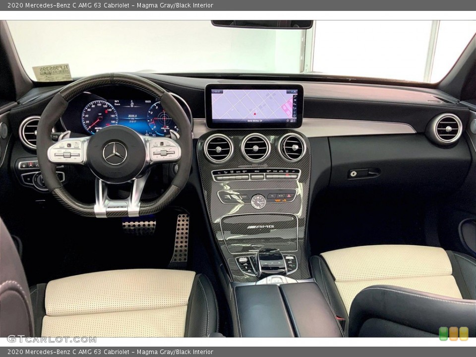 Magma Gray/Black Interior Dashboard for the 2020 Mercedes-Benz C AMG 63 Cabriolet #146401436