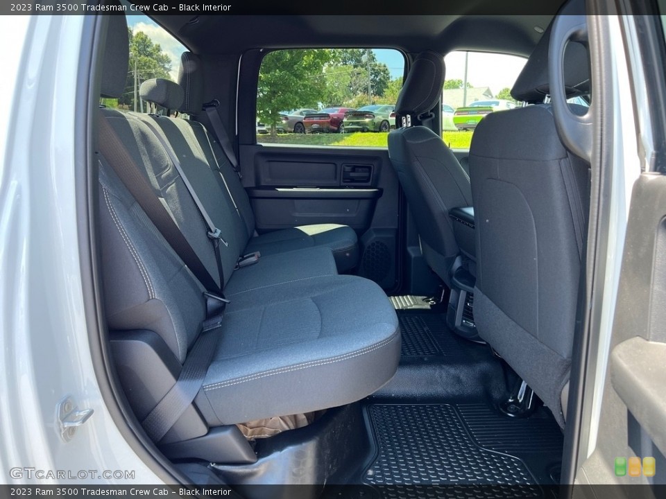 Black Interior Rear Seat for the 2023 Ram 3500 Tradesman Crew Cab #146401877