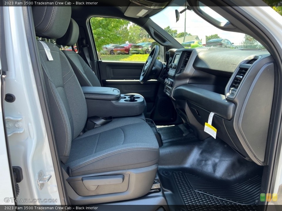 Black Interior Front Seat for the 2023 Ram 3500 Tradesman Crew Cab #146401895