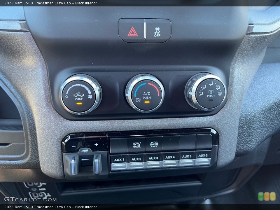 Black Interior Controls for the 2023 Ram 3500 Tradesman Crew Cab #146401991