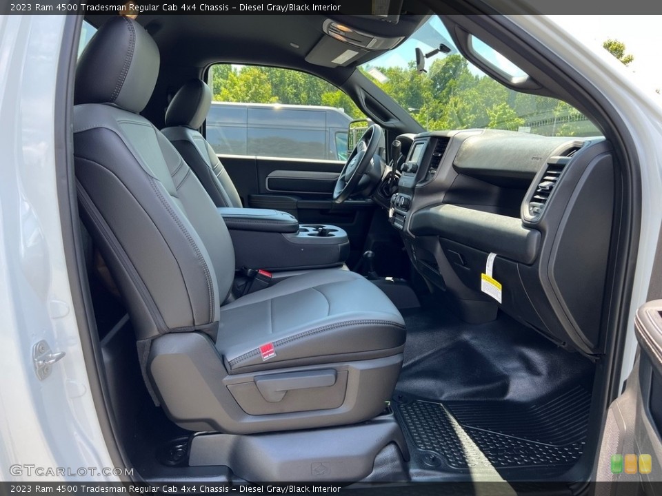 Diesel Gray/Black Interior Front Seat for the 2023 Ram 4500 Tradesman Regular Cab 4x4 Chassis #146402255