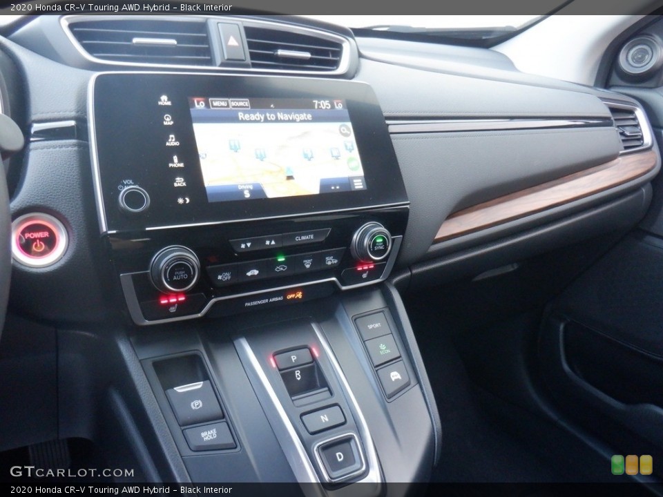 Black Interior Controls for the 2020 Honda CR-V Touring AWD Hybrid #146402351