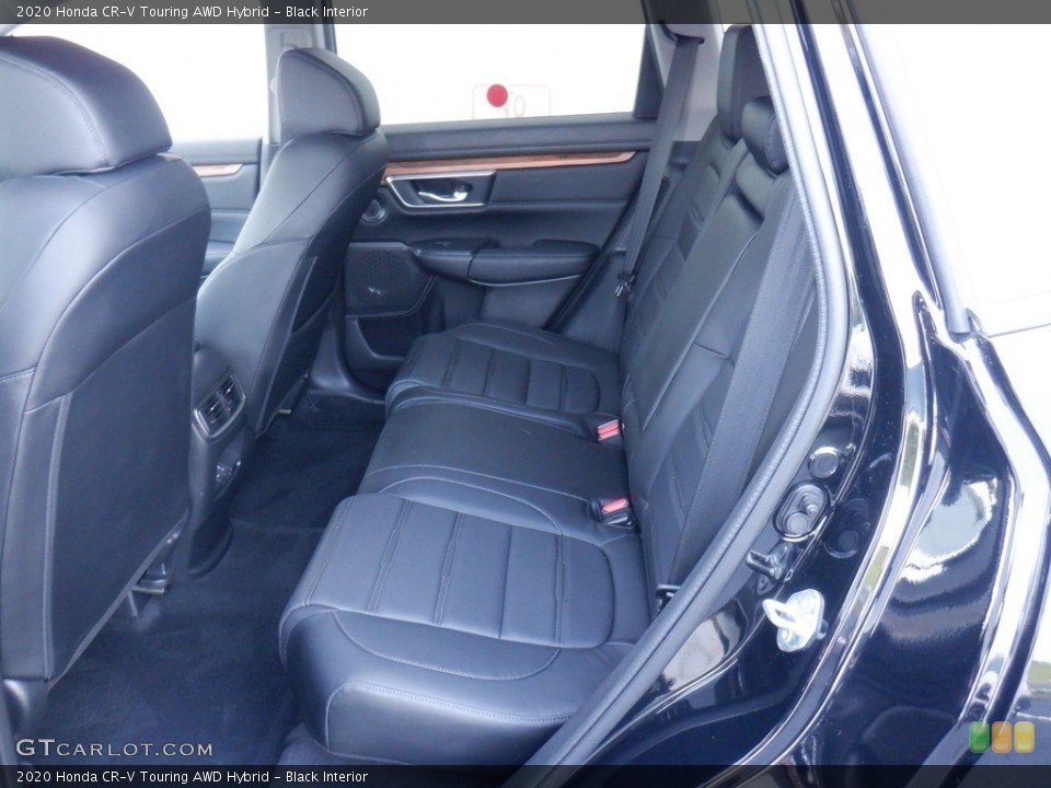 Black Interior Rear Seat for the 2020 Honda CR-V Touring AWD Hybrid #146402506