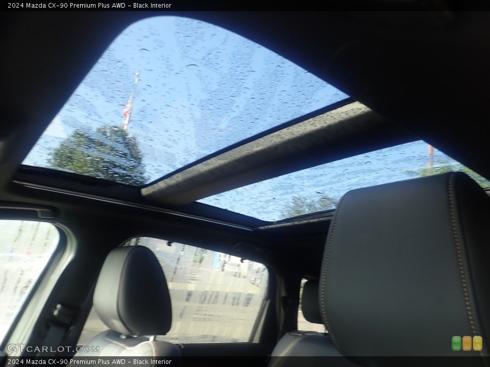 Black Interior Sunroof for the 2024 Mazda CX-90 Premium Plus AWD #146402678