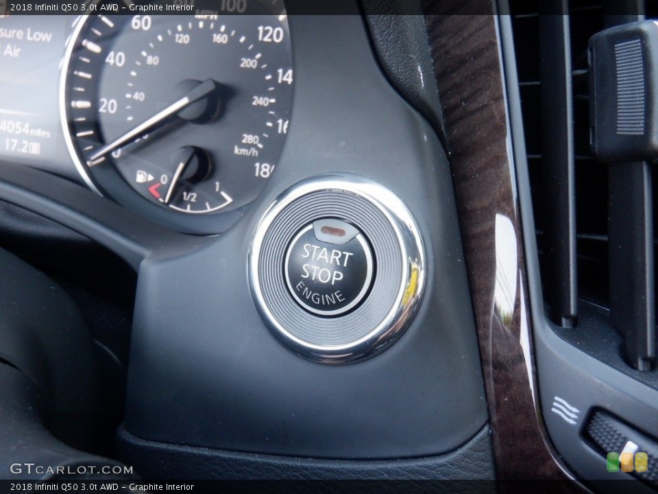 Graphite Interior Controls for the 2018 Infiniti Q50 3.0t AWD #146403191