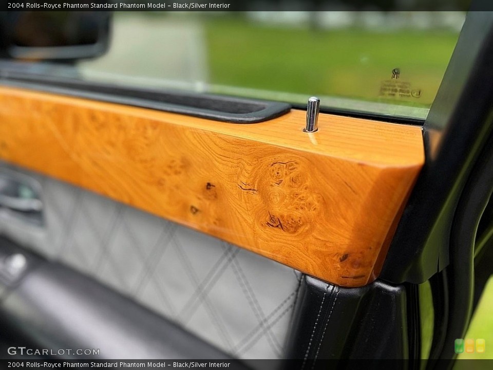 Black/Silver Interior Door Panel for the 2004 Rolls-Royce Phantom  #146404947
