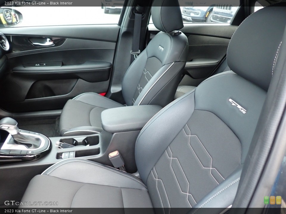 Black Interior Front Seat for the 2023 Kia Forte GT-Line #146405400