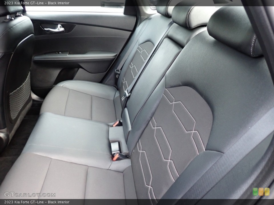 Black Interior Rear Seat for the 2023 Kia Forte GT-Line #146405418