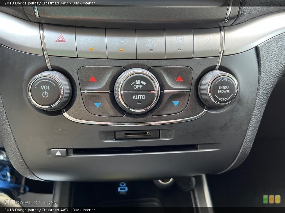 Black Interior Controls for the 2018 Dodge Journey Crossroad AWD #146406693