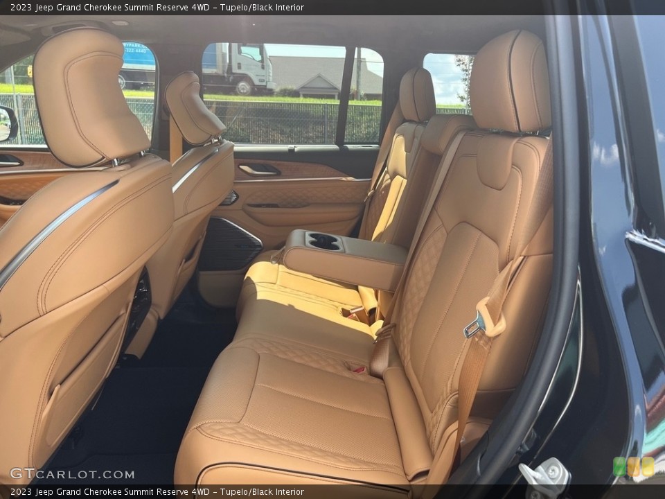 Tupelo/Black Interior Rear Seat for the 2023 Jeep Grand Cherokee Summit Reserve 4WD #146407599