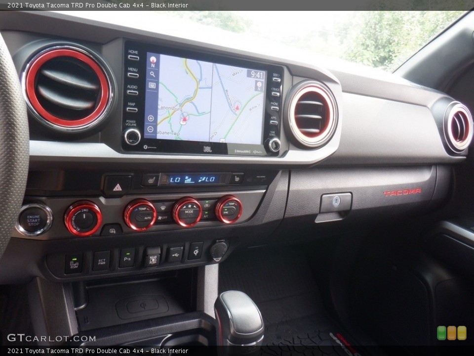 Black Interior Dashboard for the 2021 Toyota Tacoma TRD Pro Double Cab 4x4 #146408439