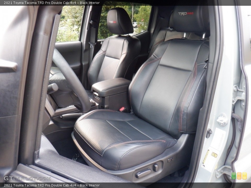 Black Interior Front Seat for the 2021 Toyota Tacoma TRD Pro Double Cab 4x4 #146408833