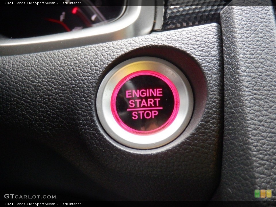 Black Interior Controls for the 2021 Honda Civic Sport Sedan #146408966