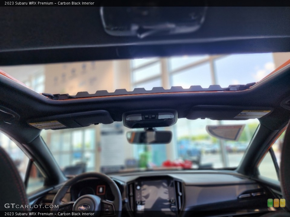 Carbon Black Interior Sunroof for the 2023 Subaru WRX Premium #146410471