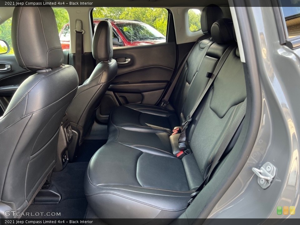 Black Interior Rear Seat for the 2021 Jeep Compass Limited 4x4 #146411419