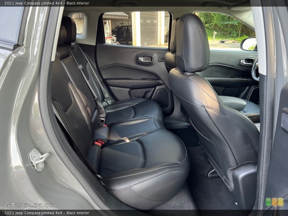 Black Interior Rear Seat for the 2021 Jeep Compass Limited 4x4 #146411458