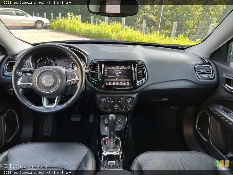Black Interior Photo for the 2021 Jeep Compass Limited 4x4 #146411494