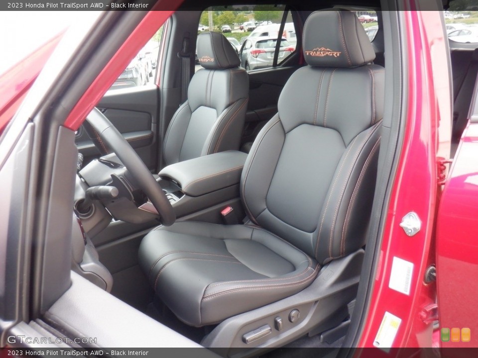 Black Interior Front Seat for the 2023 Honda Pilot TrailSport AWD #146411845