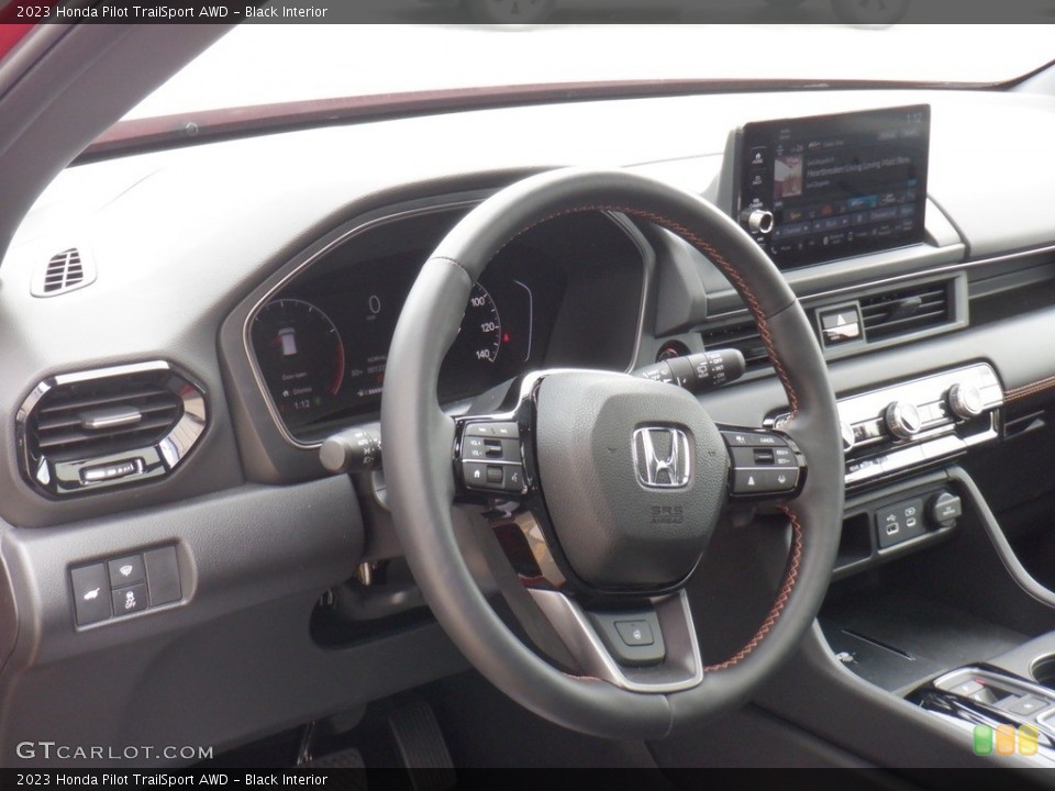 Black Interior Dashboard for the 2023 Honda Pilot TrailSport AWD #146411917