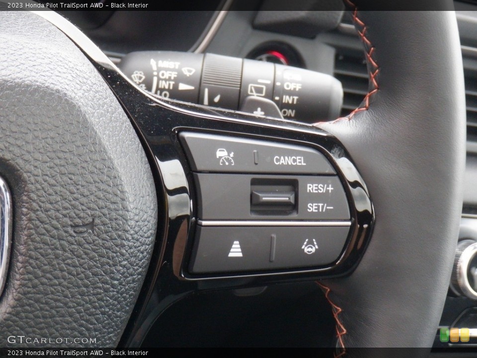 Black Interior Steering Wheel for the 2023 Honda Pilot TrailSport AWD #146412169