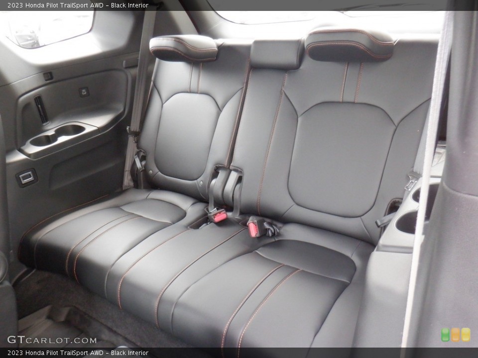 Black Interior Rear Seat for the 2023 Honda Pilot TrailSport AWD #146412253