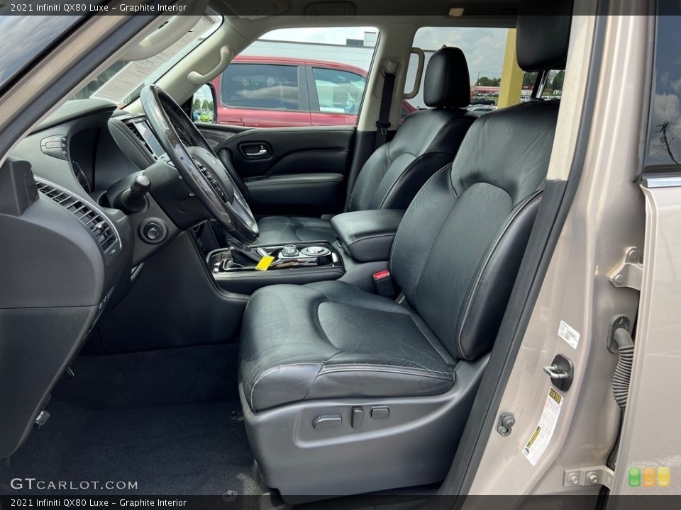 Graphite Interior Front Seat for the 2021 Infiniti QX80 Luxe #146412454