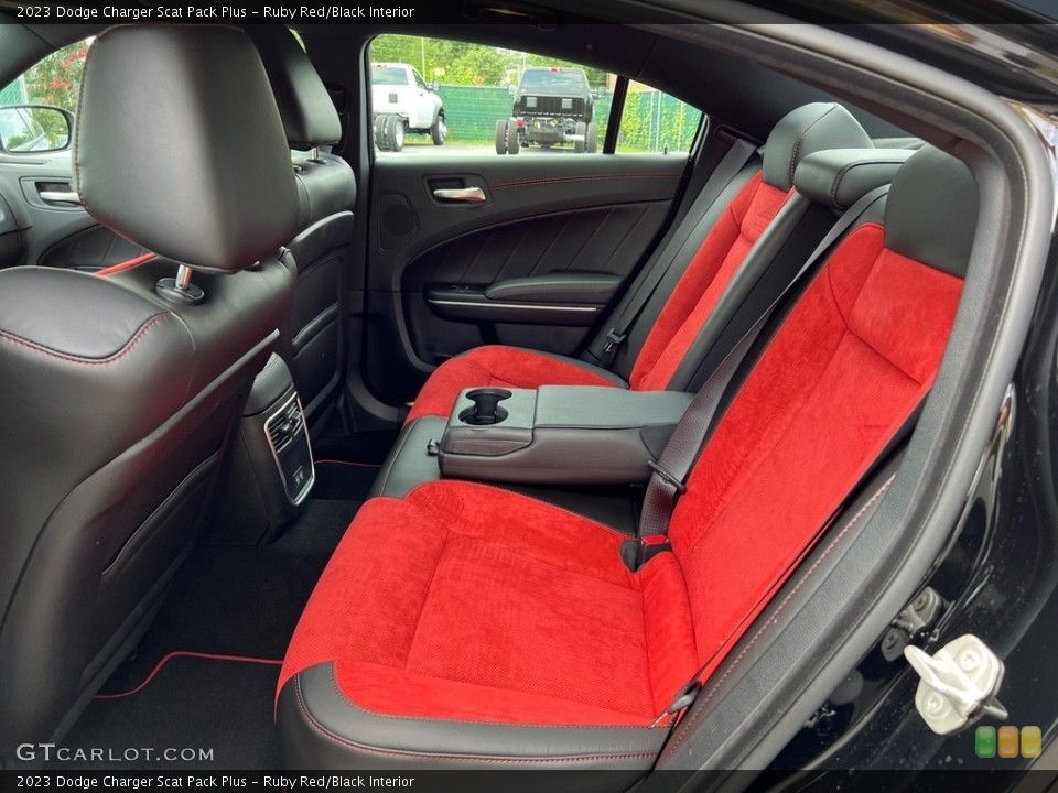 Ruby Red/Black Interior Rear Seat for the 2023 Dodge Charger Scat Pack Plus #146413036