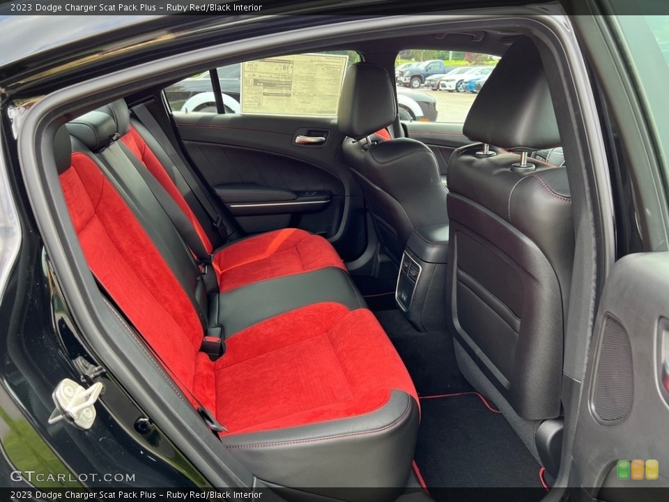 Ruby Red/Black Interior Rear Seat for the 2023 Dodge Charger Scat Pack Plus #146413066