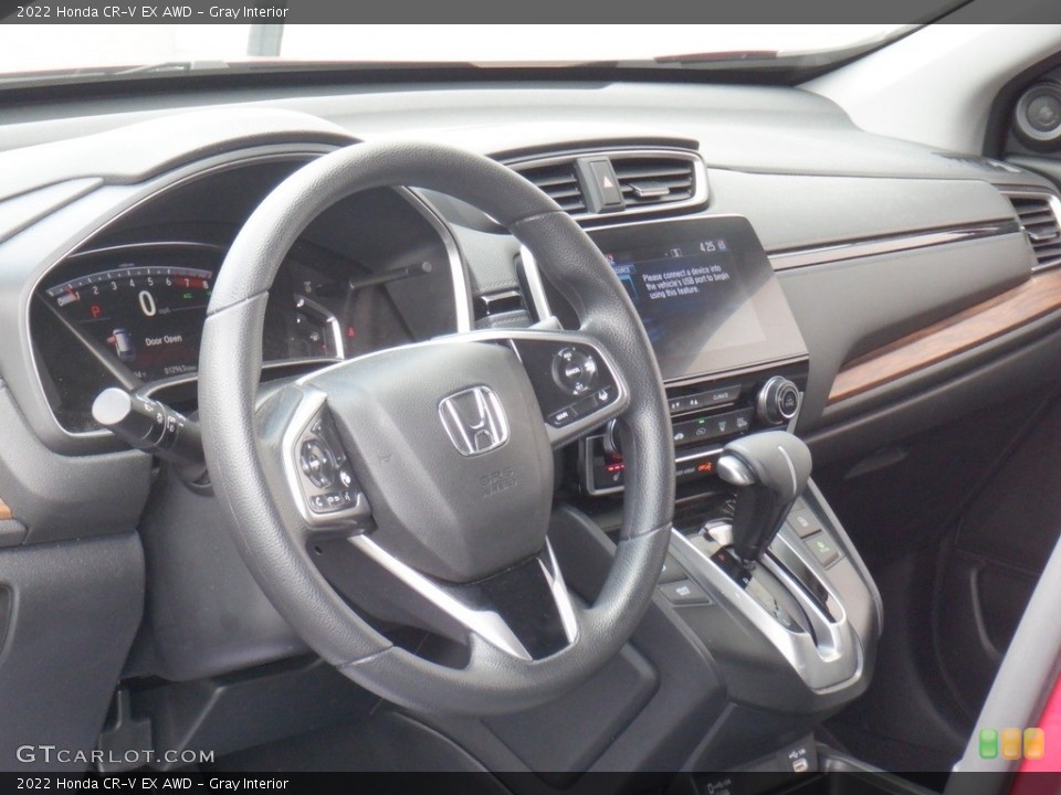 Gray Interior Dashboard for the 2022 Honda CR-V EX AWD #146413897